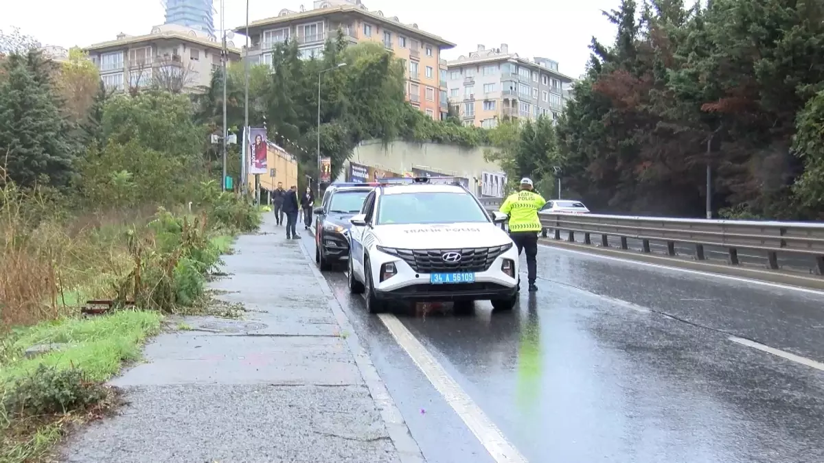 Beşiktaş’ta Yağmur Nedeniyle Kaza: Bir Yaralı