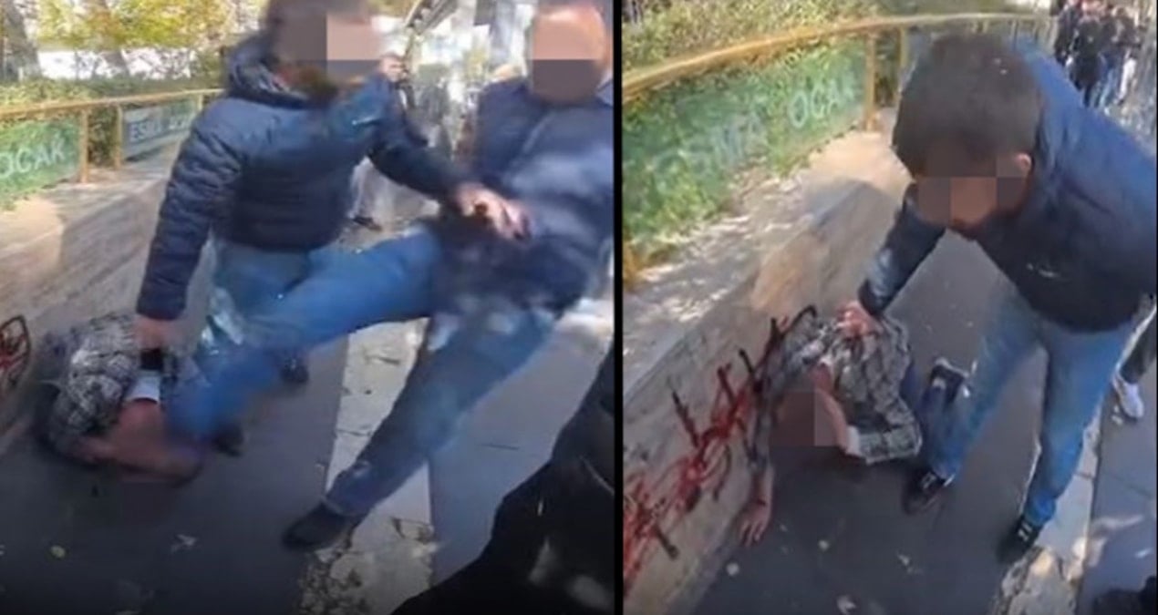 Attığı mesaj başını yaktı: Pusu kurup dövdüler